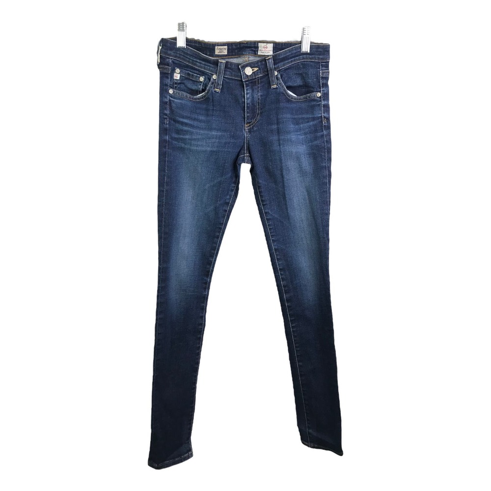 AG Adriano‎ Goldschmied Women's Legging Super Skinny Fit Blue Jeans Mid Rise 26
